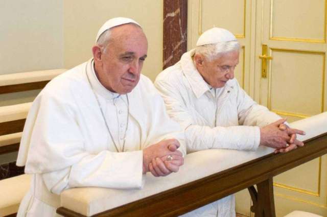 ITALY-VATICAN-POPE-FRANCIS-BENEDICT XVI